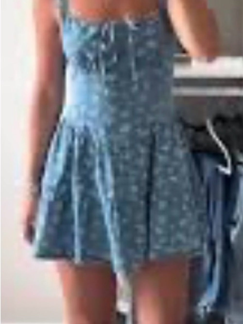 Le Lis Blue Floral Mini Dress
